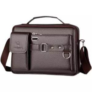 사첼백 남성 문서 비즈니스 서류가방 학생 숄더백 파일