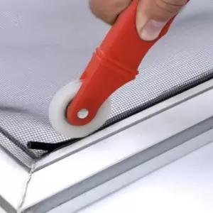 [하프클럽/셀러허브]고정 롤러 방충망 교체 보수 틀 밀대 창문