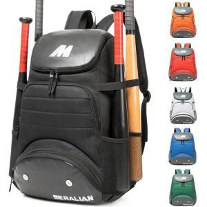 MERALIAN 야구 가방 - 장비 및 백팩 신발 수납 경량 위한 소프트볼 공간이 티볼 장비를 있는