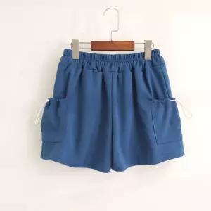 여성 밴딩반바지 스트링 포켓반바지 (15377183A)