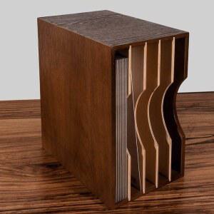 원목 LP판 레코드판 거치대 진열장 캐비닛 카본 장식장 우드 전시 보관함 수납장 월넛