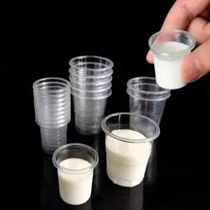 판촉 작은컵 20ml 시식 플라스틱 시음컵 맛보기 투명 음료 마트 일회용
