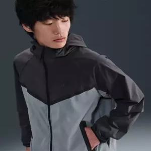 nike 테크 윈드러너 우븐 풀집 재킷 M - 쿨 그레이앤트러사이트블랙 HM7152-065