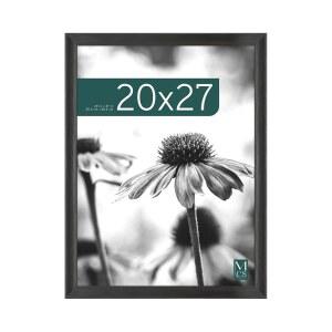 MCS 스튜디오 갤러리 클래식 20x27 포스터 프레임 블랙 우드그레인 엔지니어링 목재, 수직 및 수평 벽걸이 사진, 아트 프린트용 대형 액자(1팩)