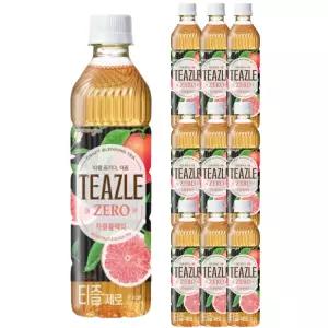 티즐 제로 자몽블랙티 500ml 10개