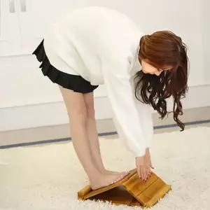 [원일안전] 밸런스 원목 스트레칭 보드 스트레칭 경사대 발목 기구 지압  (본품)