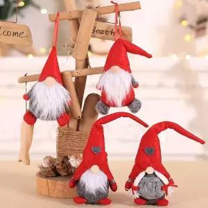[하프클럽/셀러허브]크리스마스 노인 숏다리 인형 트리장식 인테리어 데코
