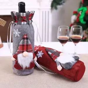 [하프클럽/셀러허브]크리스마스 와인병 커버 데코 파티 성탄절 Xmas-W7