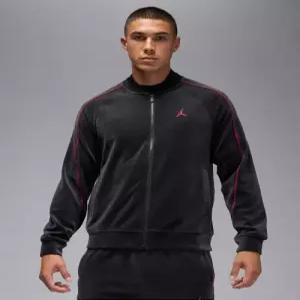 nike 조던 브루클린 벨루어 트랙 재킷 M - 블랙짐 레드 HV1870-010