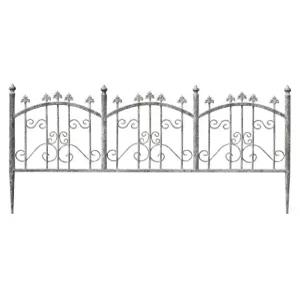 울타리 야외 가든 아치 화원 경계 대나무 철제 펜스