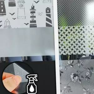 유리창 필름 프라이버시 열차단 무점착 창문 시트지 베란다 차단 암막 결로방지 꾸미기 햇빛 단열