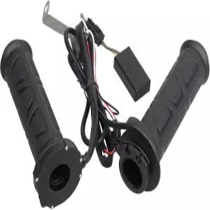 NTHRIAUTO 유니버설 7/8인치 열선 그립 모터사이클 핸들바 할리 혼다 가와사키 야마하 더트 바이크 ATV와