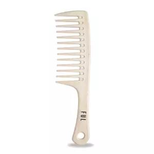 풀 컬리 헤어 제품 아프로 웨이브 헤어를 위한 넓은 이빨 빗 - 엉킴 제거 및 스타일링에 이상적인 샤워 빗.