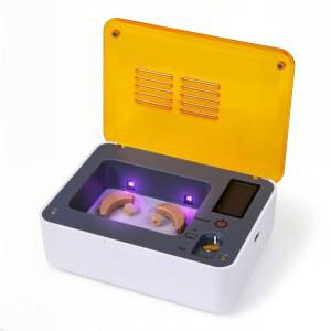 4 자외선 광 보청기 건조기, 제습기 액세서리 | 보청기, 무선 이어버드, 배터리 게이지, 일상 사용을 위한 UV-C 고효율 키트에서 땀과 습기를 제거합니다