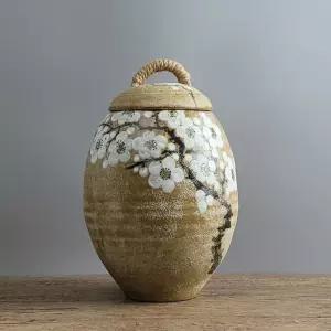 매화 모래분청 10kg 소금 쌀통 쌀독 항아리 현관 잡곡 여주