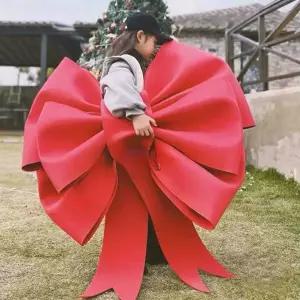 대형 리본 기념일 웨딩카꾸미기 장식 프로포즈 벽걸이 소품