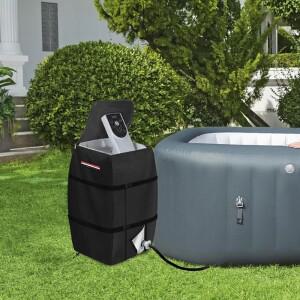 온수 욕조 펌프 커버 풀 스파용 개선 부품 방수 헤비 듀티