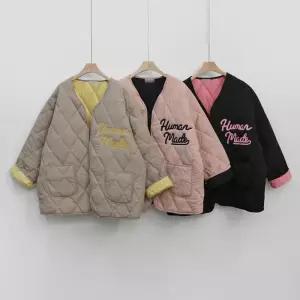 빅사이즈사랑해요 Q101L311 레터링자수누빔패딩자켓 PO (11433211A)