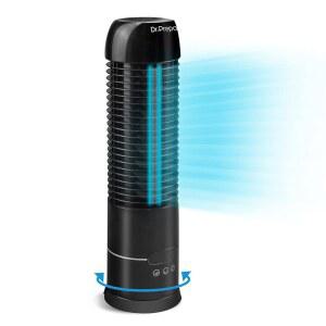 DR.16인치 타워형 선풍기, 70 진동 책상형 타이머가 장착된 3단 속도, 개인 소형 가정용 휴대용 블레이드리스 테이블형 사무실용 선풍기 준비