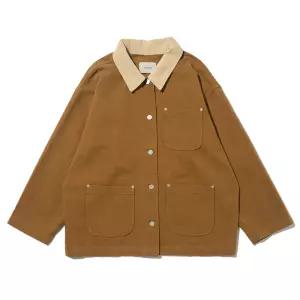 로아드로아 뉴 포켓 바이오 하프 자켓 (브라운) - 멀티