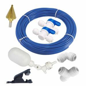 PureSec-CMK01 커피 메이커 오토필 키트 필터링 워터 오토 리필 DIY 머신 라인 비상업적 큐리그 싱글 서브 브루어를 위한 직수 배관