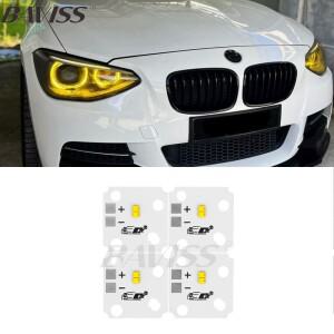 CSL 노란색 DRL BMW F20 1 시리즈 LED 빨간색 호박색 주간 주행 등 보드 모듈 2012-2015