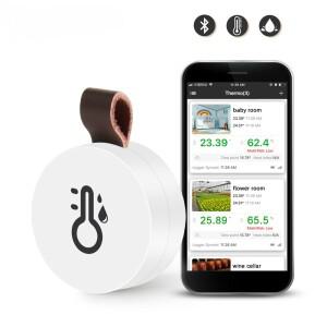 무선 블루투스 온도계 습도계 스마트 데이터 로거 레코더 미터 APP 제어 MEMS 센서 알람