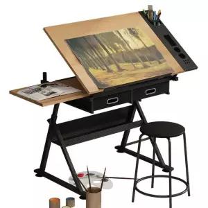 리프팅 책상 화판 그림 드로잉 테이블 미술 작업대