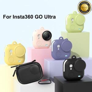 Insta360 GO 용 미니 운반 가방 Ultra 액세서리 울트라 실리콘 보호 케이스 렌즈 캡 쉘