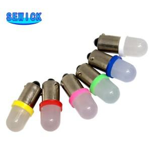 비극성 핀볼 게임기, AC DC 6V 6.3V BA9S T4W #44 #47 베이스 LED F10 웨지 투명, 화이트 블루, 100 개