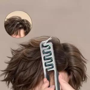 남자 스타일링 뿌리펌 볼륨 헤어 셀프펌 남자가르마집게 빗