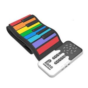 피아노 건반 롤업 컬러 휴대용 접이식 88건반 디지털 전자