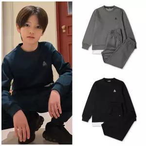 (백화점출고) 블랙야크키즈 상하세트 키즈홈웨어 긴팔상하세트 조카선물세트 실내복세트 키즈츄리닝