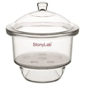 스토니랩 유리 건조기, 손잡이 커버가 있는 붕규산 건조기 및 실험실 연구용 9.4인치 도자기 플레이트