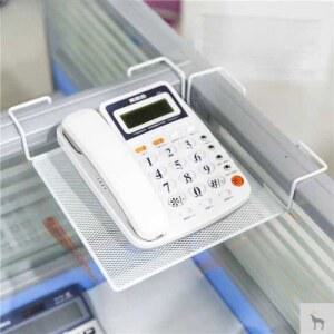 전화기거치대 사무실 전화 트레이 레이어 인터폰 회사 보관 받침대 데스크탑 거치대