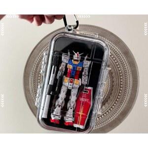 휴대용 케이스 스 지 모형 박스 투명 소형 수납함 x1 피규어 디스플레이