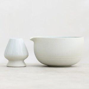 오차서 말차 세트, 일본 차 세트에는 말차 볼 위드 스파우트, 말차 위스키 홀더(차센), 말차 애호가를 위한 15.2온스 수제 거친 도자기 도자기 말차 키트가 포함되어 있습니다