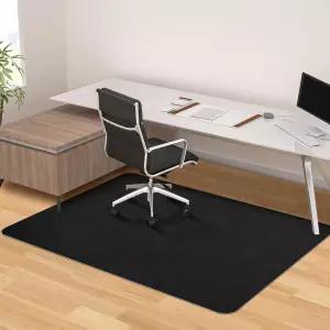 하드우드 바닥용 사무용 의자 매트 - 미끄럼 방지 바닥 보호대 책상 로우 파일 러그 게이밍 롤링 다용도