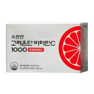 [하프클럽/기타]속편한 비타민C 1000 중성비타민C 120정 X 1개 (4개월분)