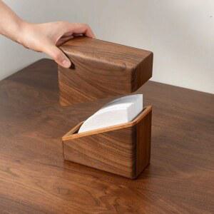 커피 여과지 필터 보관함 커빙 수납 카페 종이 상자 거름종이 커피필터 호두 여과지홀더