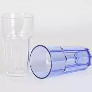 음료컵 2색 플라스틱컵 카페 600ml 쥬스 물컵 맥주컵