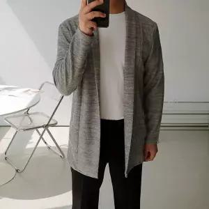 [하프클럽/맨즈북]가을 로브 롱 남자 얇은가디건 니트 간절기 오피스룩 회사옷