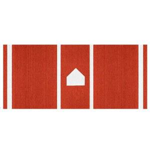 야구 배팅 매트 야구배팅매트 빨간색 스윙 발판 표준형 타격 레드 베이스