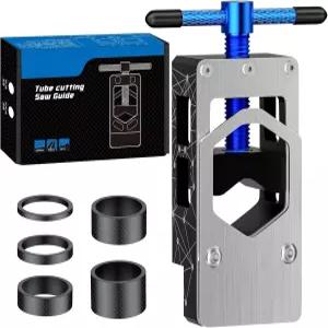 Pawfly 로드/산악 자전거 포크 스티어러 시트 포스트 핸들바용 톱 가이드 1-1/8 카본 헤드셋 스페이서 포함