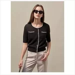 [셀러허브 1]올리비아로렌 HC04 하프 슬리브 가디건  VOCBC5M4331