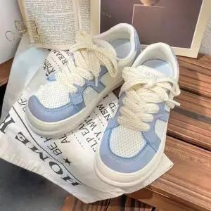 여자 캐주얼 크림 스트릿 패션 캔버스 프린지 배색 슈즈 슬립온 플랫 컬러 원픽5