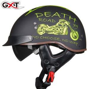 섬유 남성용 앤티크 클래식 경량 전기차 바이크 GXT 오토바이 반복식 카본헬멧
