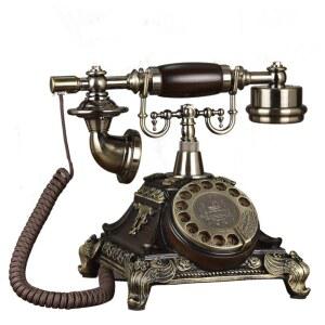 다이얼전화기 유선 전화기 엔틱 레트로 동전식 면제 가정용 옛날전화기 인테리어소품 빈티지