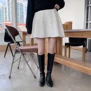 [신상오픈런]겨울하객룩 키작녀 훌스커트 에이라인 미니스커트 (28833118)