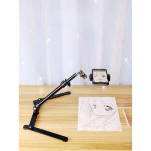 삼각대 사진 스탠드 비 화이트 셀프 음식촬영 거치대 촬영 북스캐너